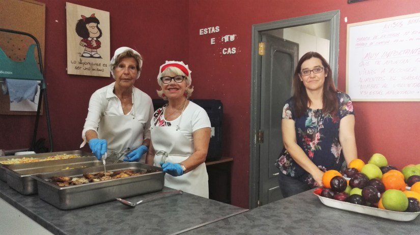 Voluntarias del comedor social de Benimaclet