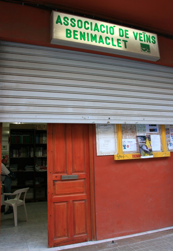 Sede de la entidad vecinal de Benimaclet
