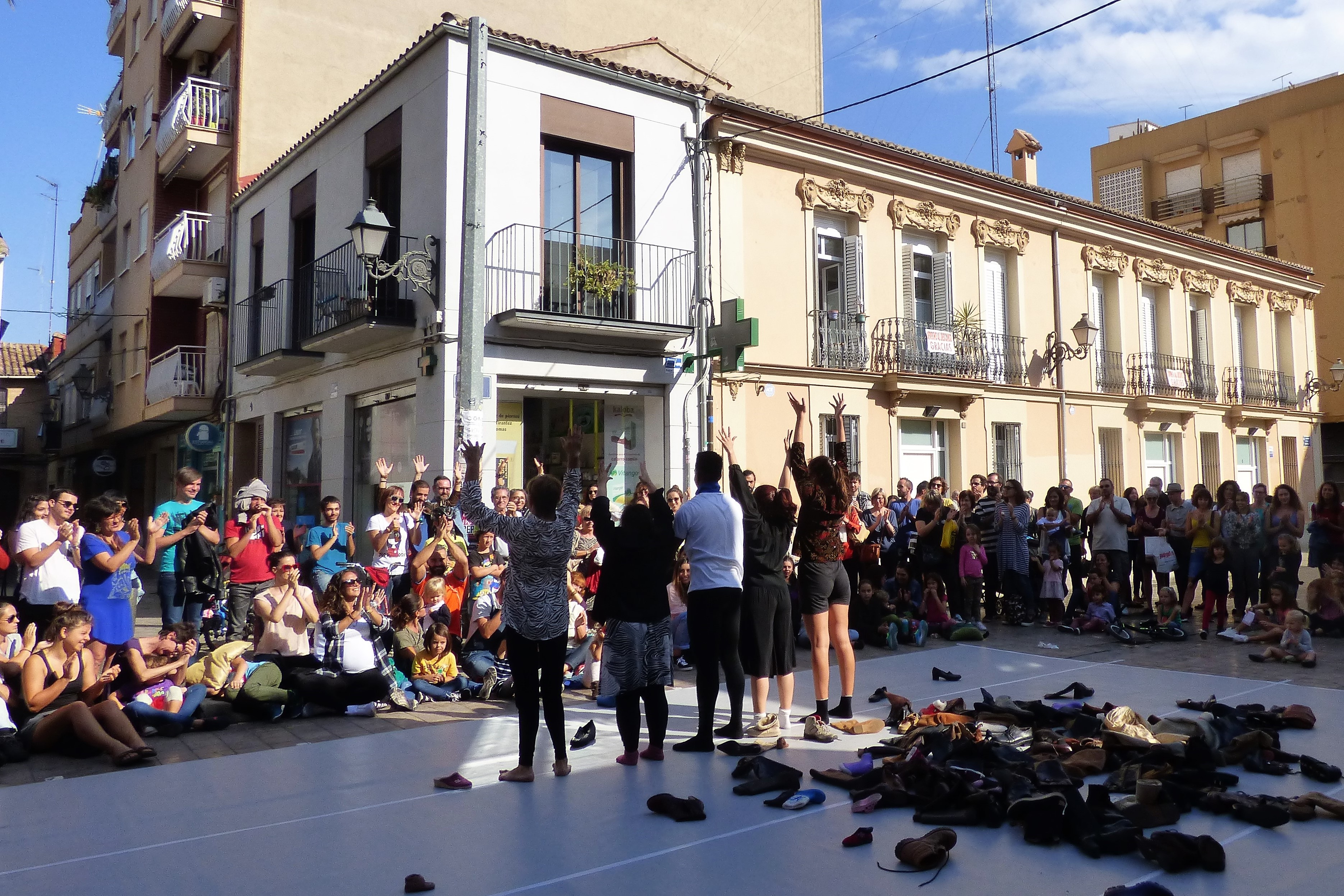 Pieza del festival Bucles en Benimaclet