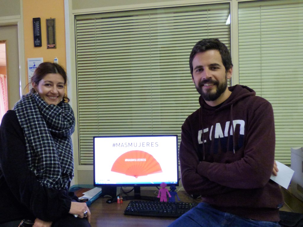 Noelia Cazalilla y Diego Barrachina, en Benimaclet