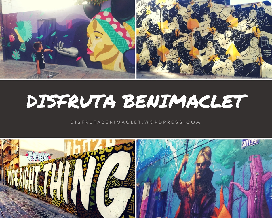 Collage de grafitis de Benimaclet