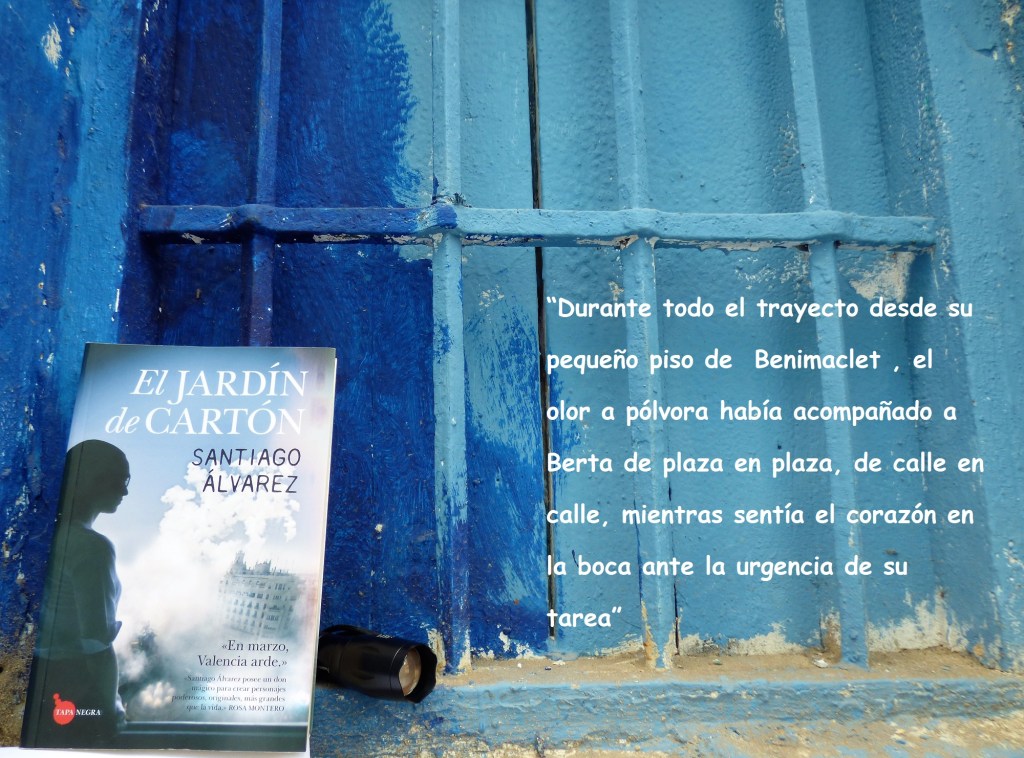 Libro El Jardín de cartón, donde aparece Benimaclet.