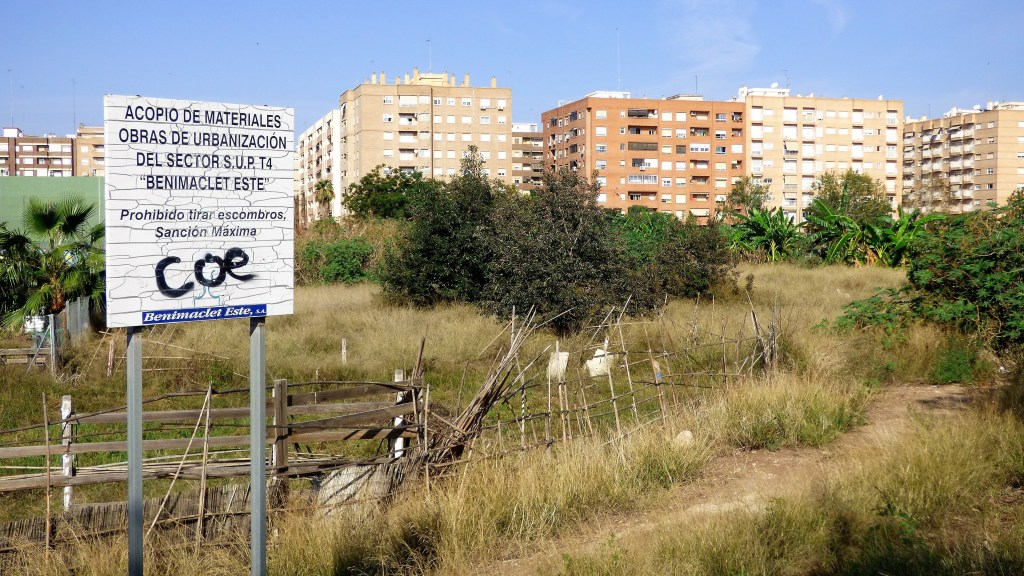 Cartel del PAI Benimaclet Este