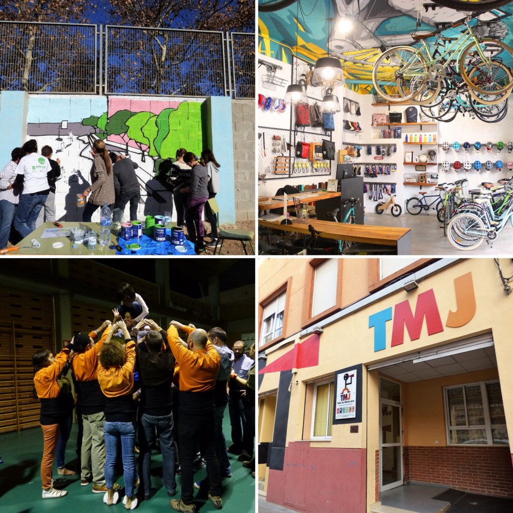 Fotomontaje de iniciativas en Benimaclet