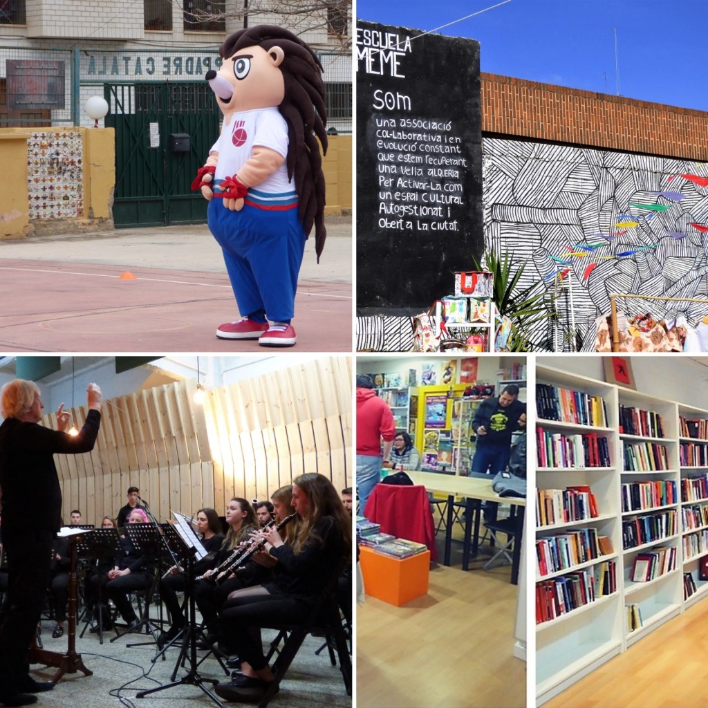 Fotomontaje de iniciativas en Benimaclet