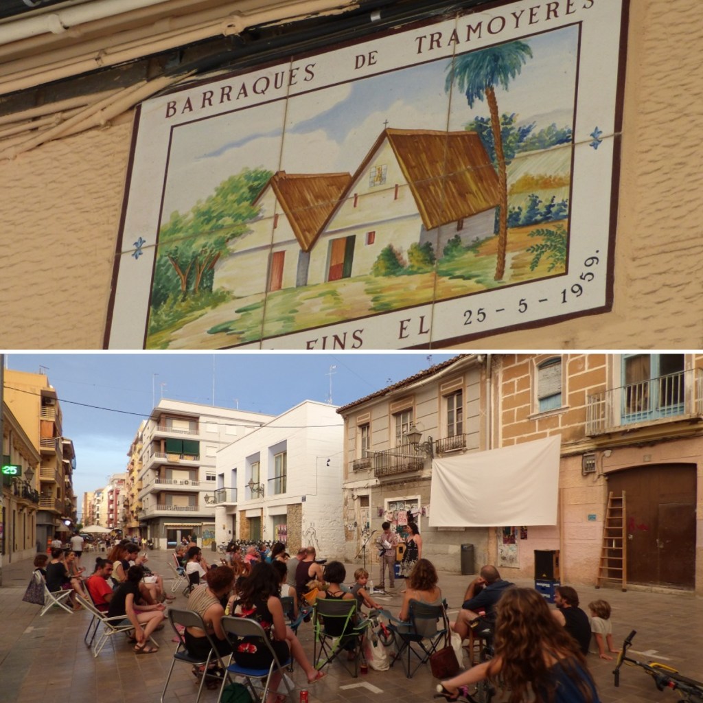 Fotomontaje de iniciativas en Benimaclet