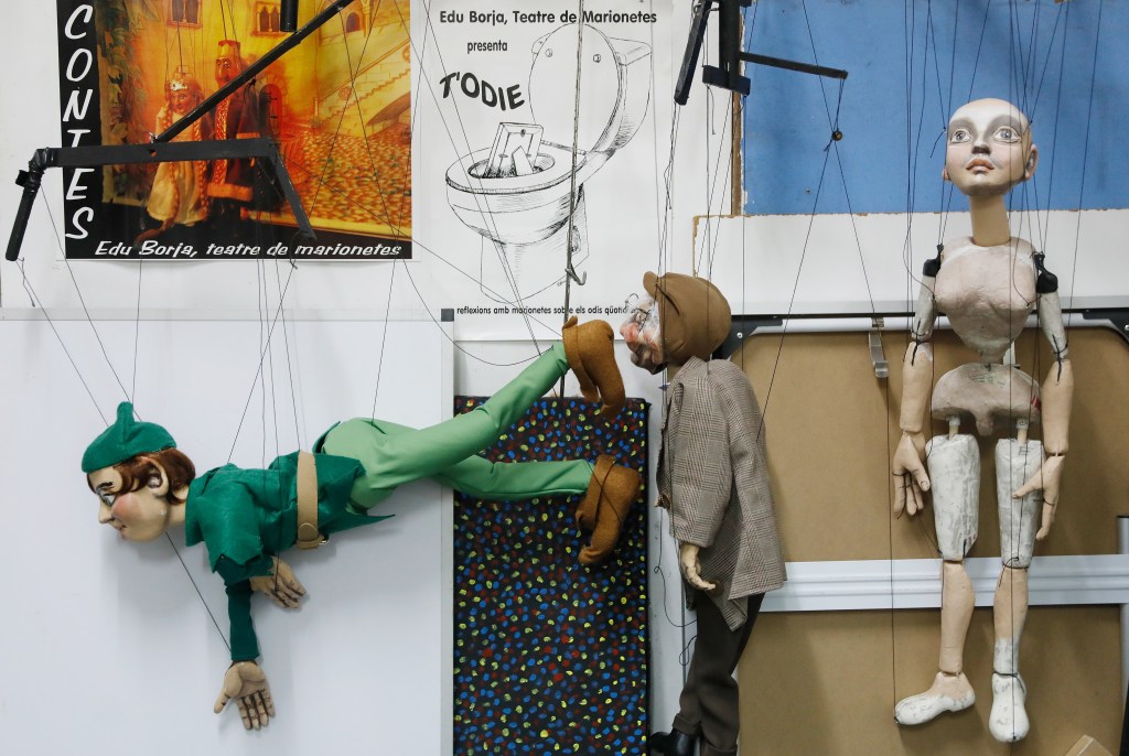 Marionetas creadas por Edu Borja
