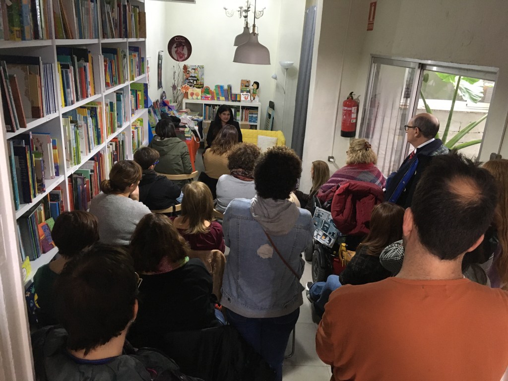 Presentación en La Rossa de un libro de Lucía Etxebarría