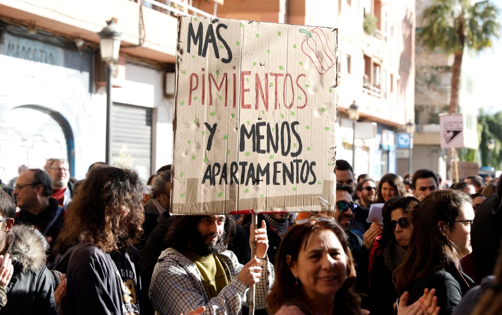Manifestación contra el PAI de Benimaclet