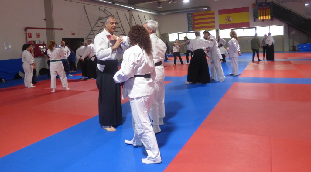 Clase de Aikido para defensa personal de las mujeres