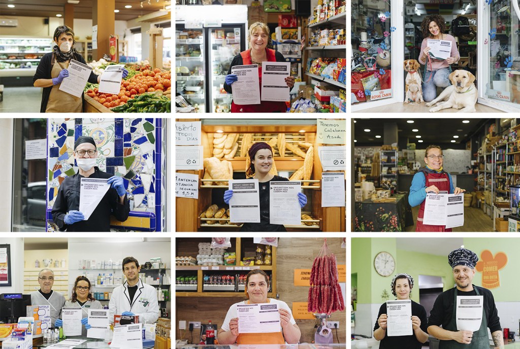 Tiendas de Benimaclet participantes en la red de cuidados mutuos