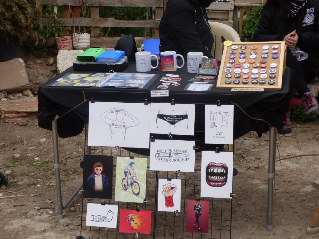 Un puesto en el mercadillo del Todaa Fest de Benimaclet