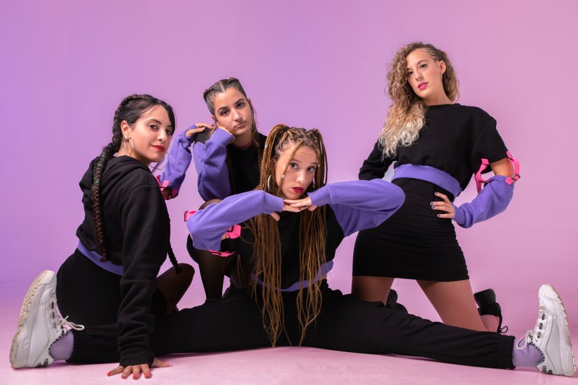 Maria, Núria, Marina y Laura (de izquierda a derecha) forman Maluks. 