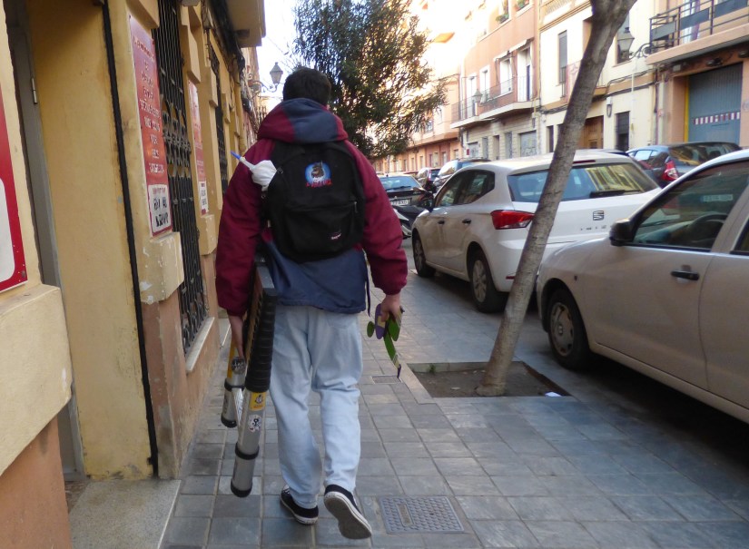 A la búsqueda de lugares de Benimaclet donde colocar piezas de arte urbano