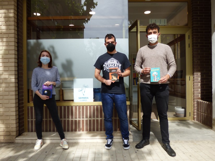 Miembros del equipo de Sembra Llibres, editorial independiente de Benimaclet