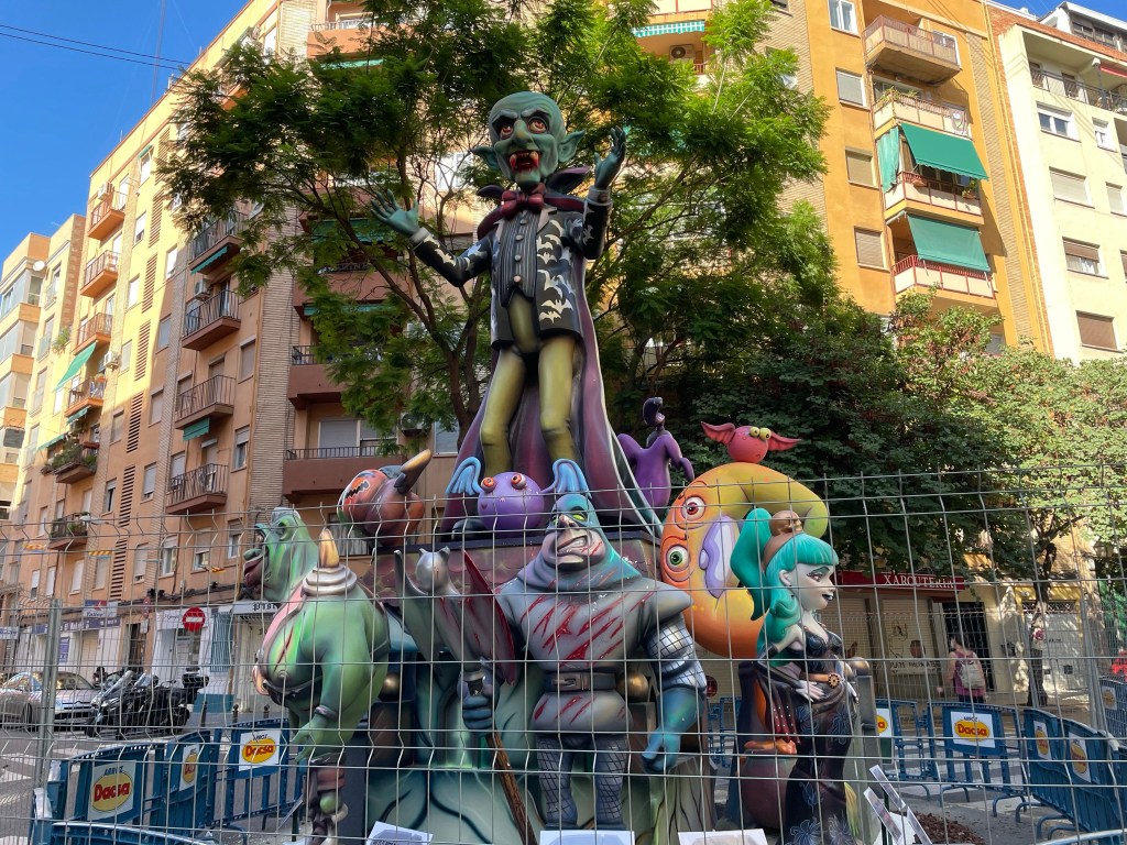 Falla Cuenca Tramoyeres de Benimaclet de 2021. 