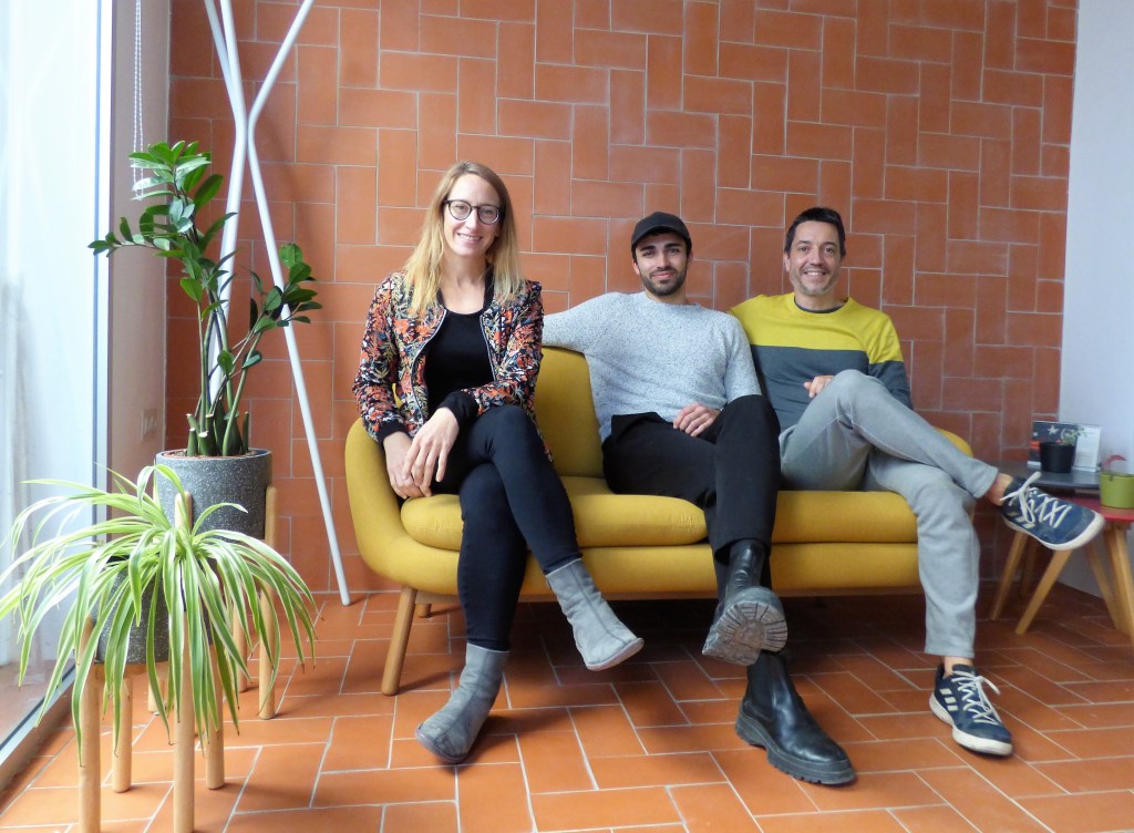 Integrantes de Estudio Menta, en Benimaclet