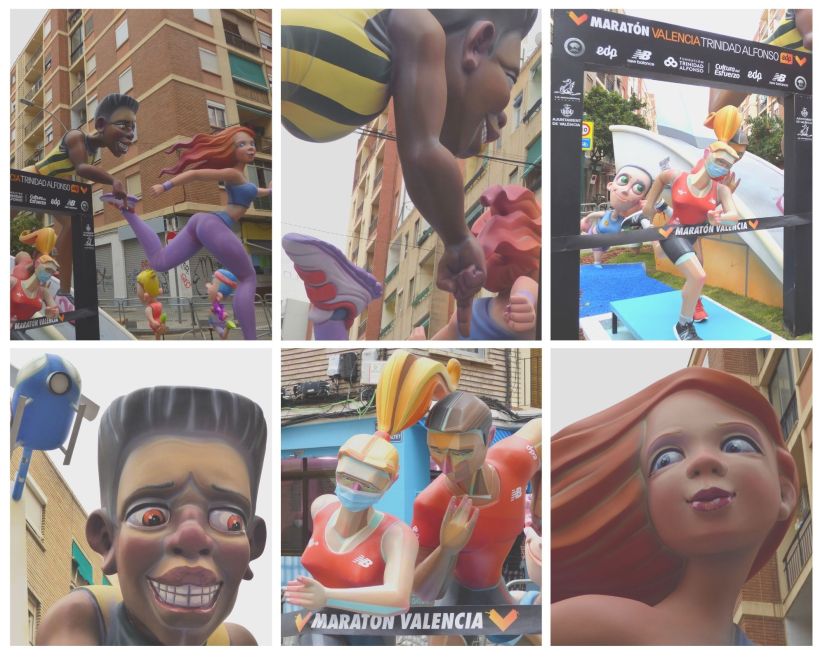 La falla más maratoniana de 2022 en Benimaclet: la de Poeta Altet-Benicarló. 