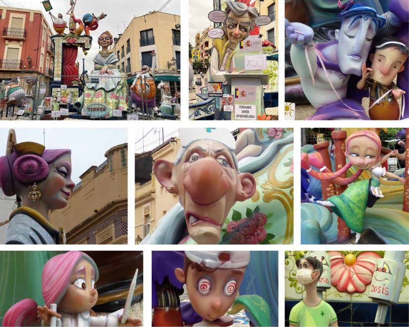 Escenas de la Falla Barón de San Petrillo 2022 de Benimaclet