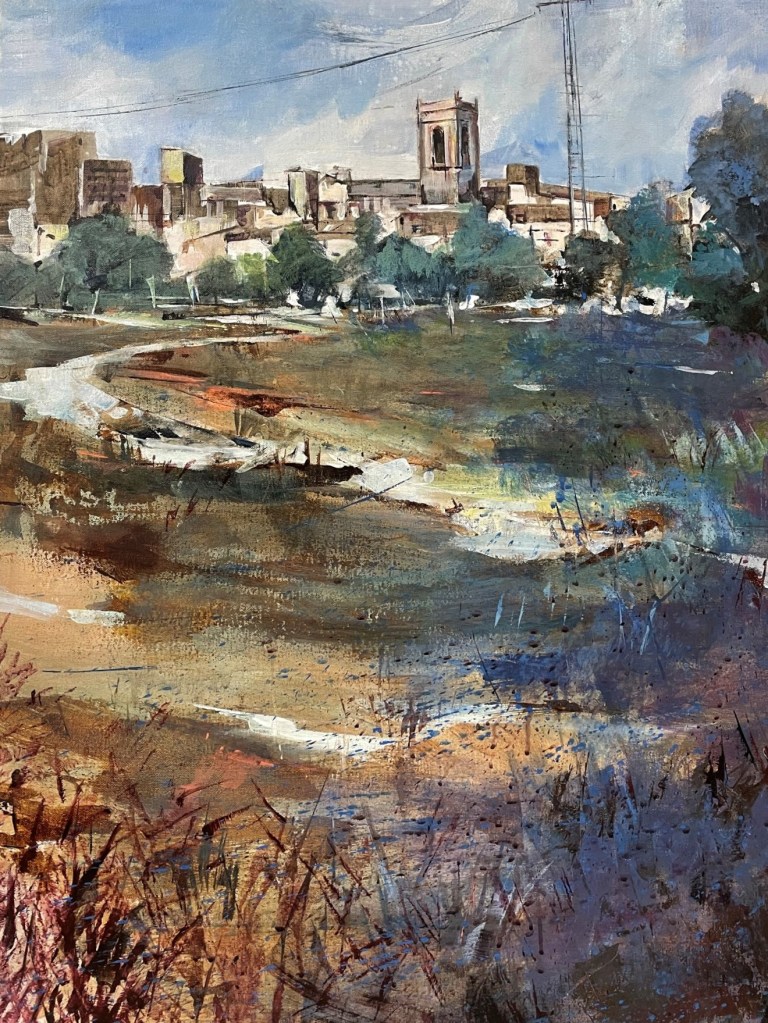 Benimaclet reflejado en un concurso de pintura rápida de las fiestas