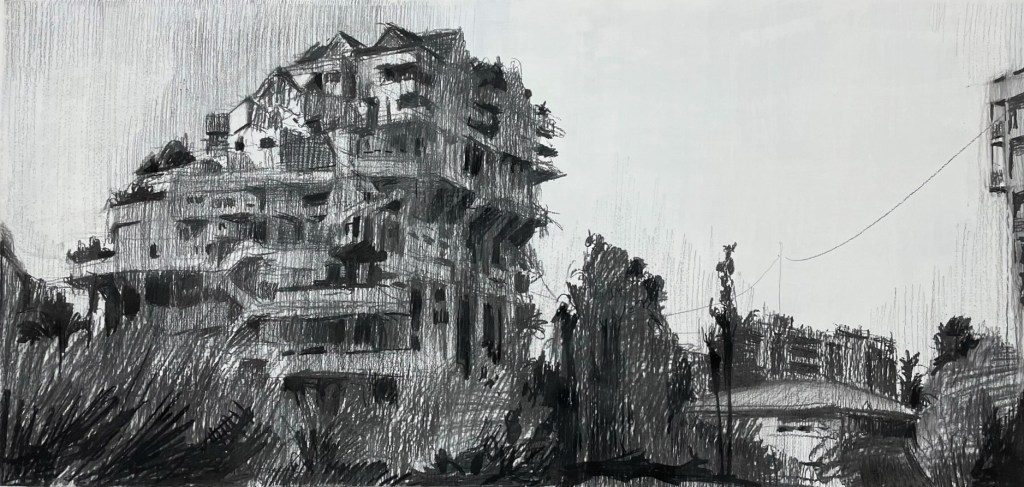 Benimaclet reflejado en un concurso de pintura rápida de las fiestas