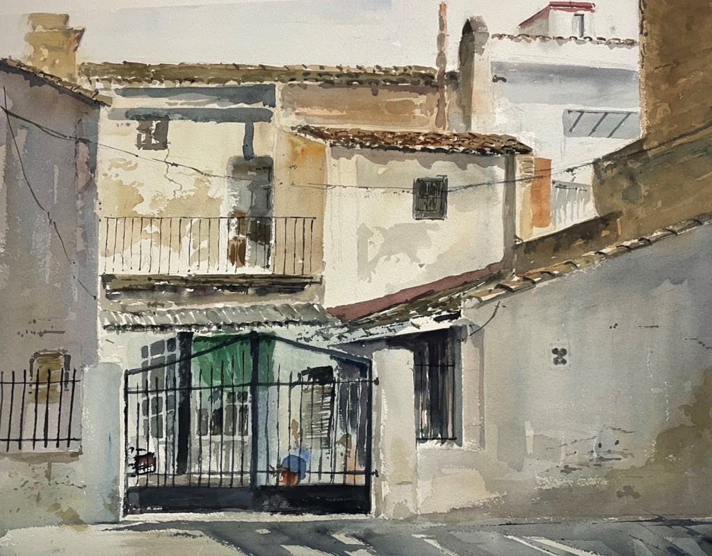 Benimaclet reflejado en un concurso de pintura rápida de las fiestas