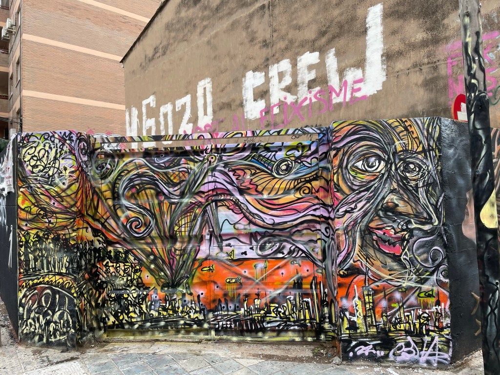 Mural de Cofla en Benimaclet