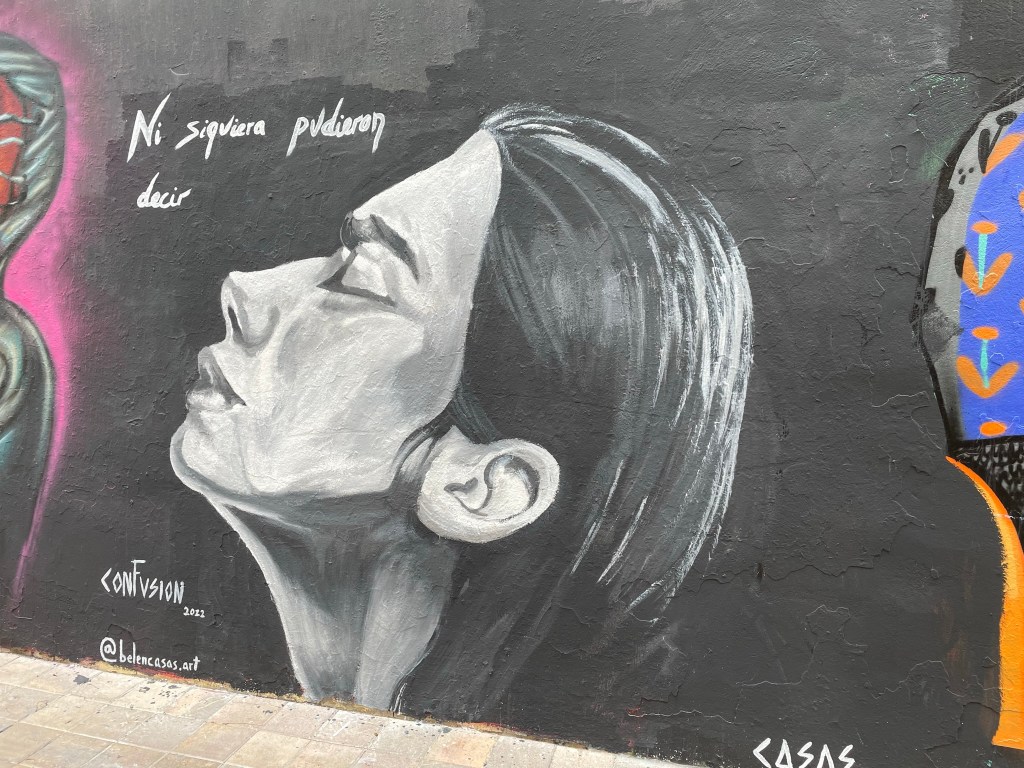Mural en Benimaclet sobre voces silenciadas