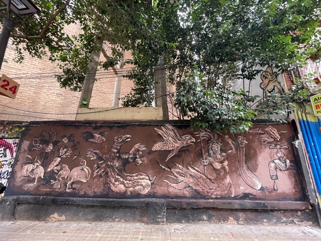 Mural en Benimaclet de J Cañadas