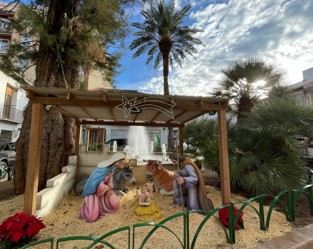 El belén de tamaño natural de la plaza de Benimaclet