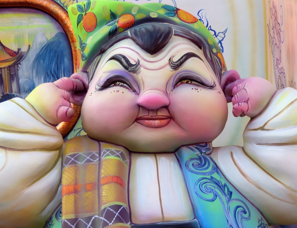 Un ninot de la Falla Primat Reig Vinaroz 2023