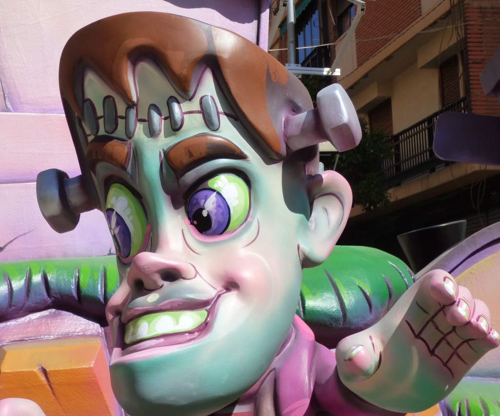 Franquenstein en la Falla Els Jovenils 2023
