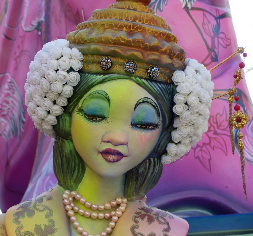 Un detalle de la Falla Primat Reig Vinaroz 2023