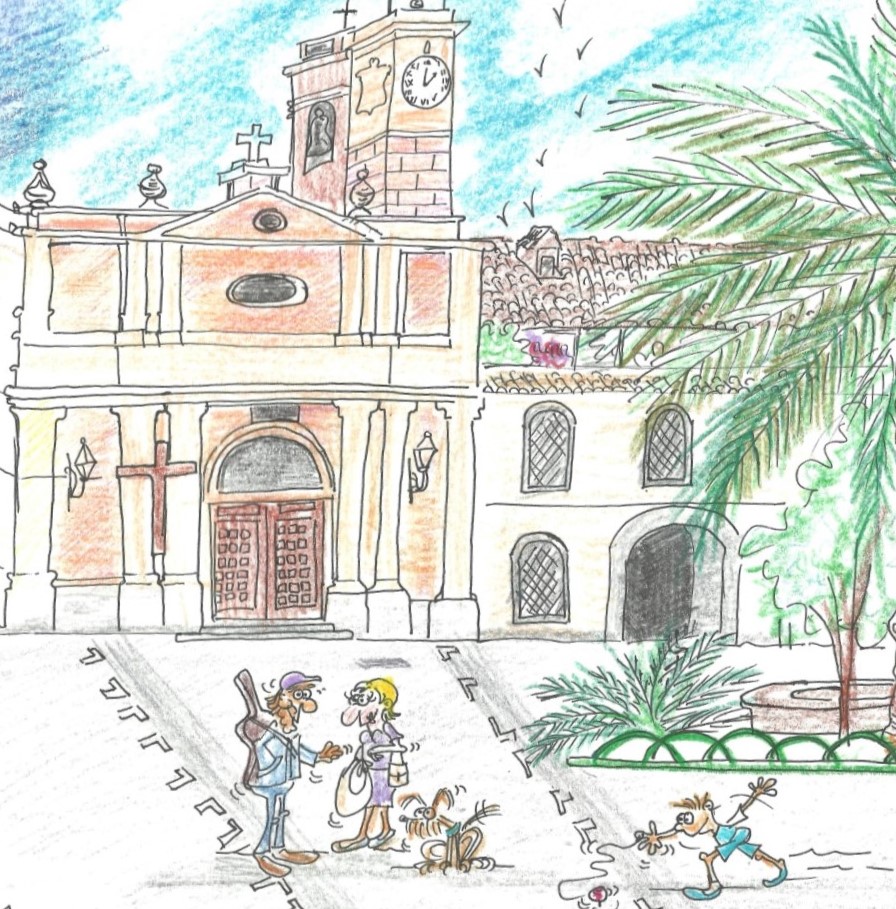 Primera caricatura del blog Disfruta Benimaclet