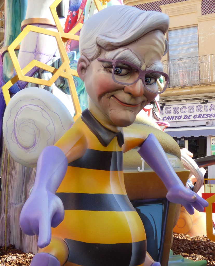 Joan Ribó en una falla de Benimaclet