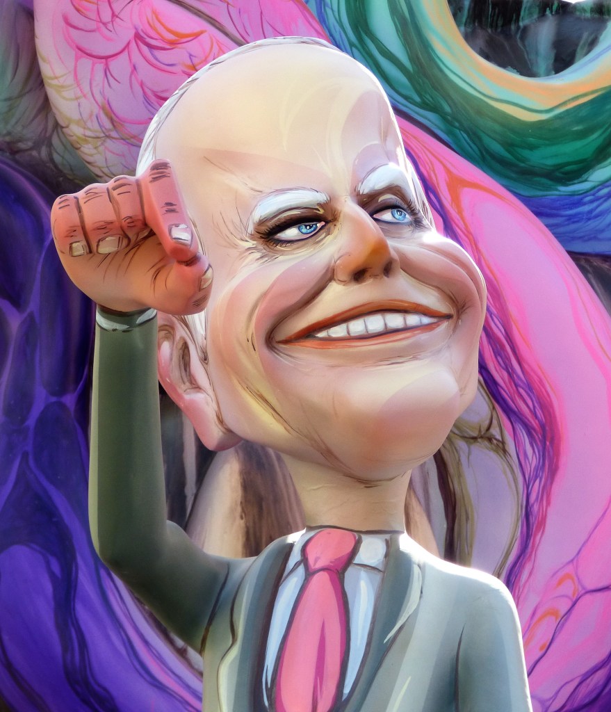 Joe Biden en la falla San Petrillo