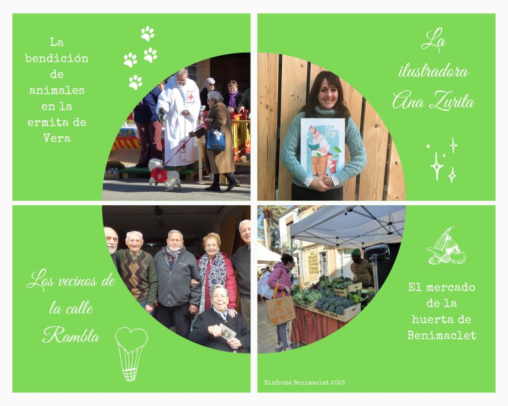 Cuatro de los reportajes de Disfruta Benimaclet en 2023