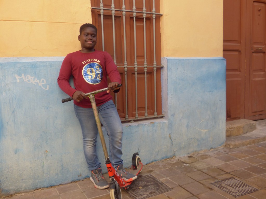 Sam en Benimaclet, donde vive una nueva vida