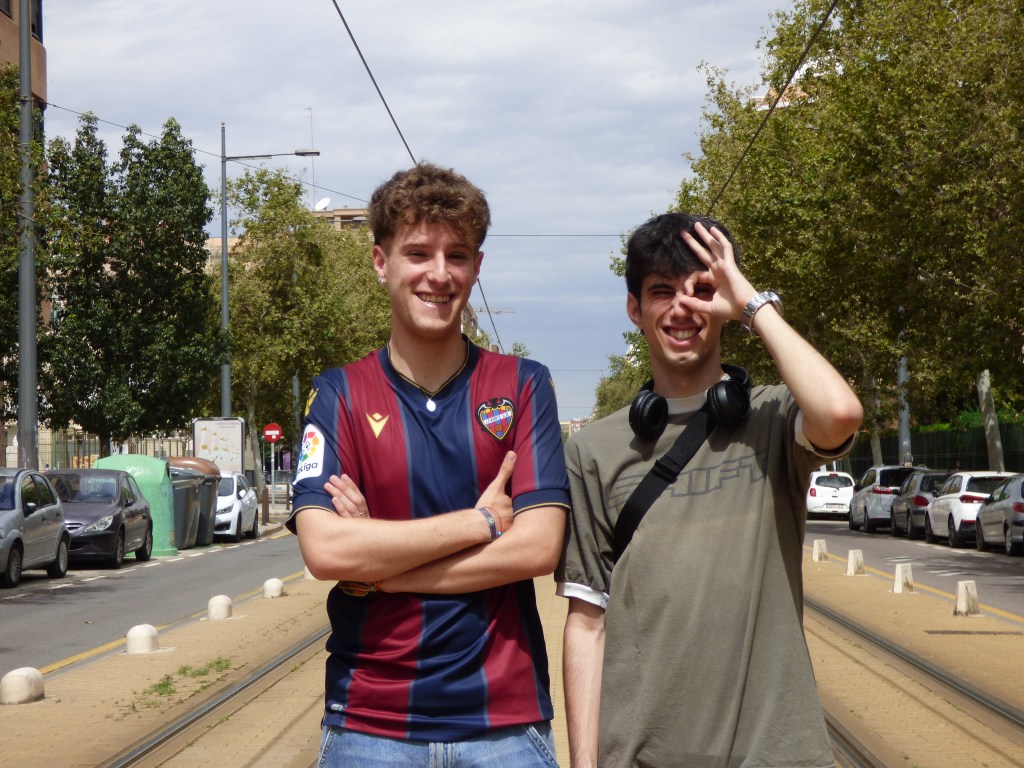 Los integrantes del dúo Gava y Nico en Benimaclet