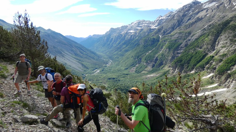 La Colla Excursionista Benimaclet en una de sus salidas