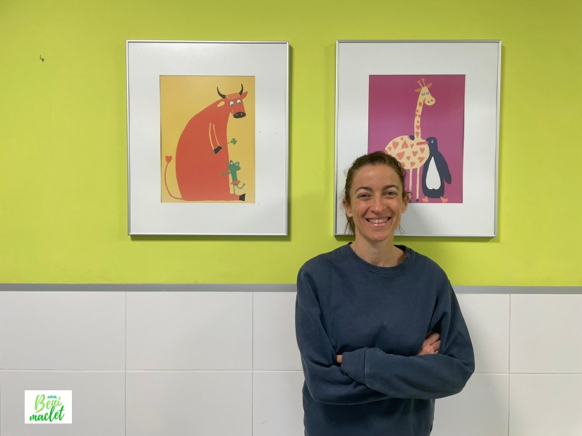 Nadia en su clínica veterinaria de Benimaclet