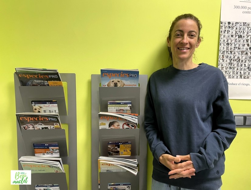 La veterinaria Nadia en la clínica Vera de Benimaclet