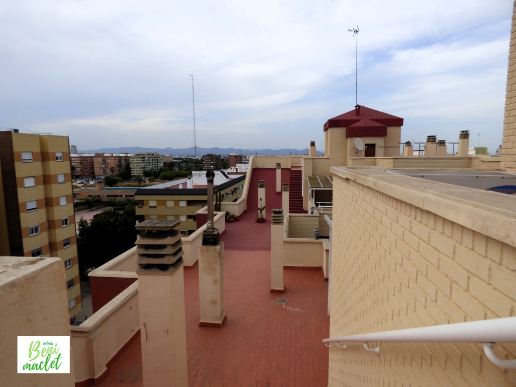 Vista de la terraza superior dela Cooperativa Benlliure