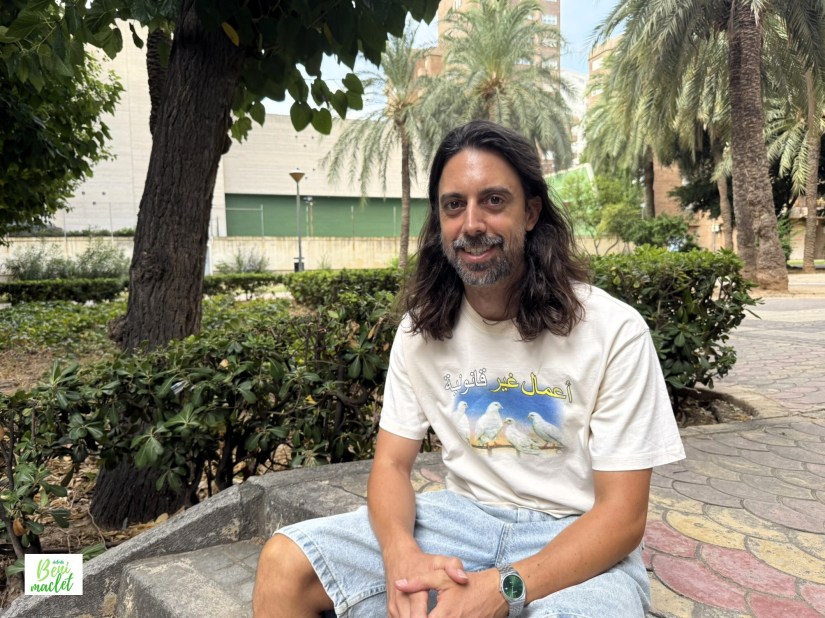 El fotoperiodista Biel Aliño con Disfruta Benimaclet