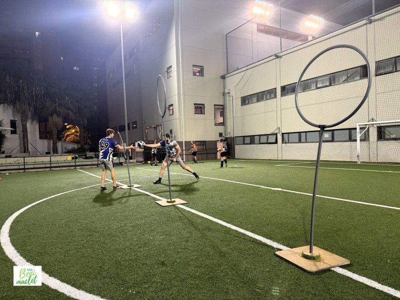 Entrene del Buckbeak Riders en el polideportivo de Benimaclet.