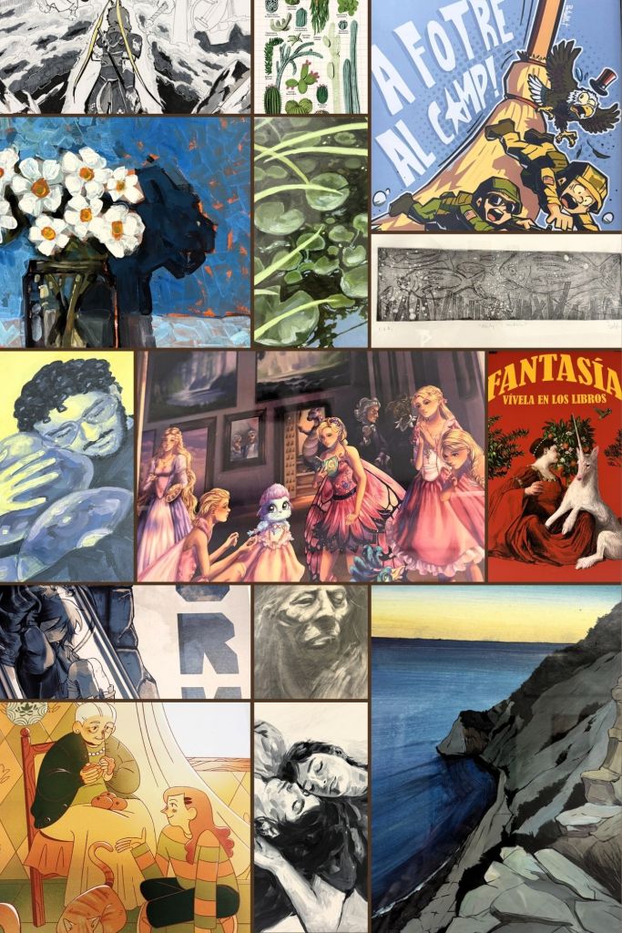 Obras de la primera edición de Expo Il·lustra Benimaclet