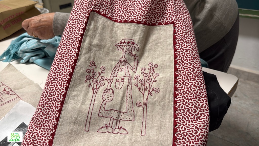 Creaciones del grupo de patchwork de la asociación vecinal de Benimaclet.