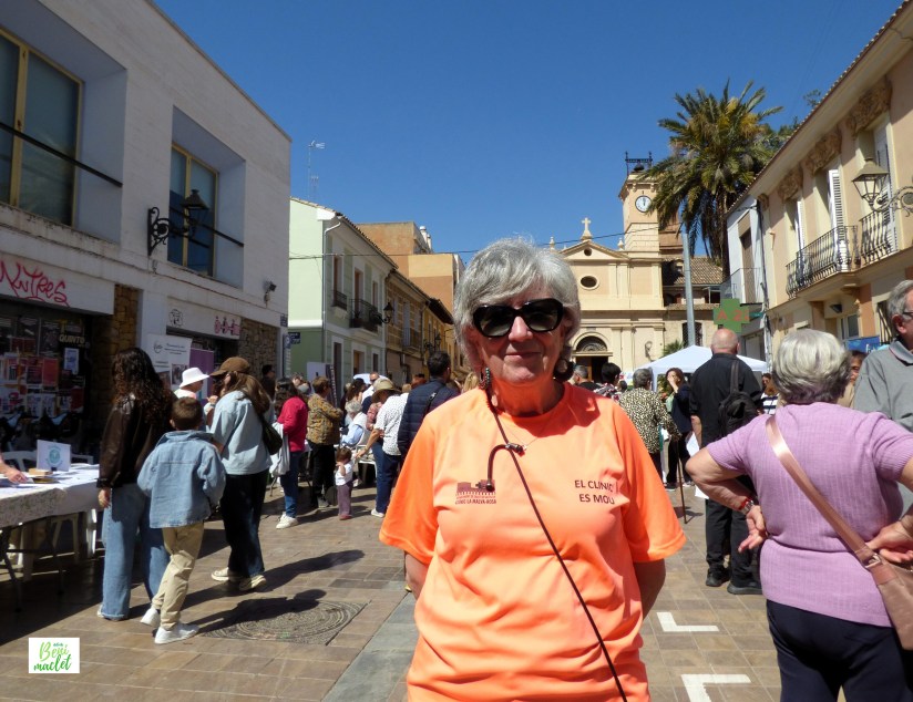 Rosa Algarra en la Feria de la salud de Benimaclet de 2026